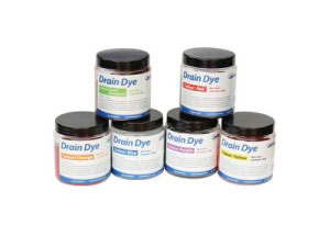 DRAIN TESTING DYES