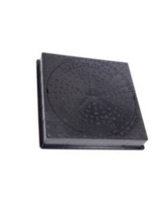 450mm Dia Round To Square Plastic Cover And Frame (Driveway) 3.5 Tonne x 20
