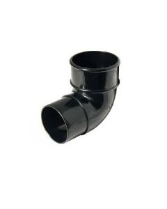 68mm Round Downpipe 92.5° Bend Single Socket