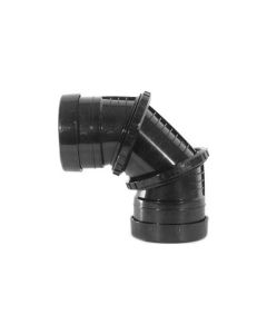 110mm Adjustable 0-90° Double Socket Bend