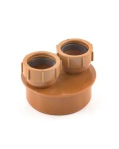 110mm - 32mm & 32mm Double Waste Adaptor