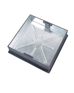 450mm Round to Square Cover & Frame (80mm Recess)