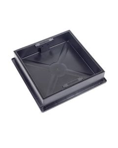320mm Round to Square Cover & Frame (80mm Recess) x 20