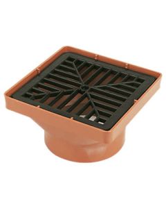 110mm Square Hopper Head With Solvent Socket