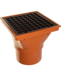 110mm Square Hopper Head With Spigot End