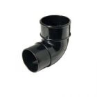 68mm Round Downpipe 92.5° Bend Single Socket