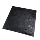 450mm Round to Square Cover & Frame A15 x 5