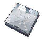 450mm Round to Square Cover & Frame (80mm Recess)