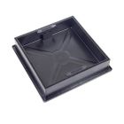320mm Round to Square Cover & Frame (80mm Recess)