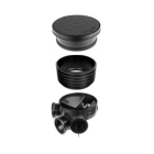 320mm Manhole Chamber x 2 Inlet (DFPTE369D x 1) + 1 x 160mm Riser (DFPTE370D x 1) + 1 x Round Cover & Frame (DFPTE440D x 1)