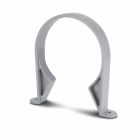82mm Saddle Pipe Clip Light Grey