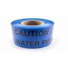 150mm x 365m Blue Water Warning Tape
